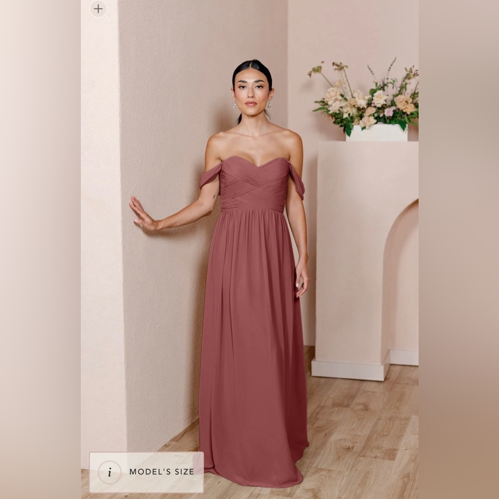 Revelry Kennedy Chiffon in Rosewood